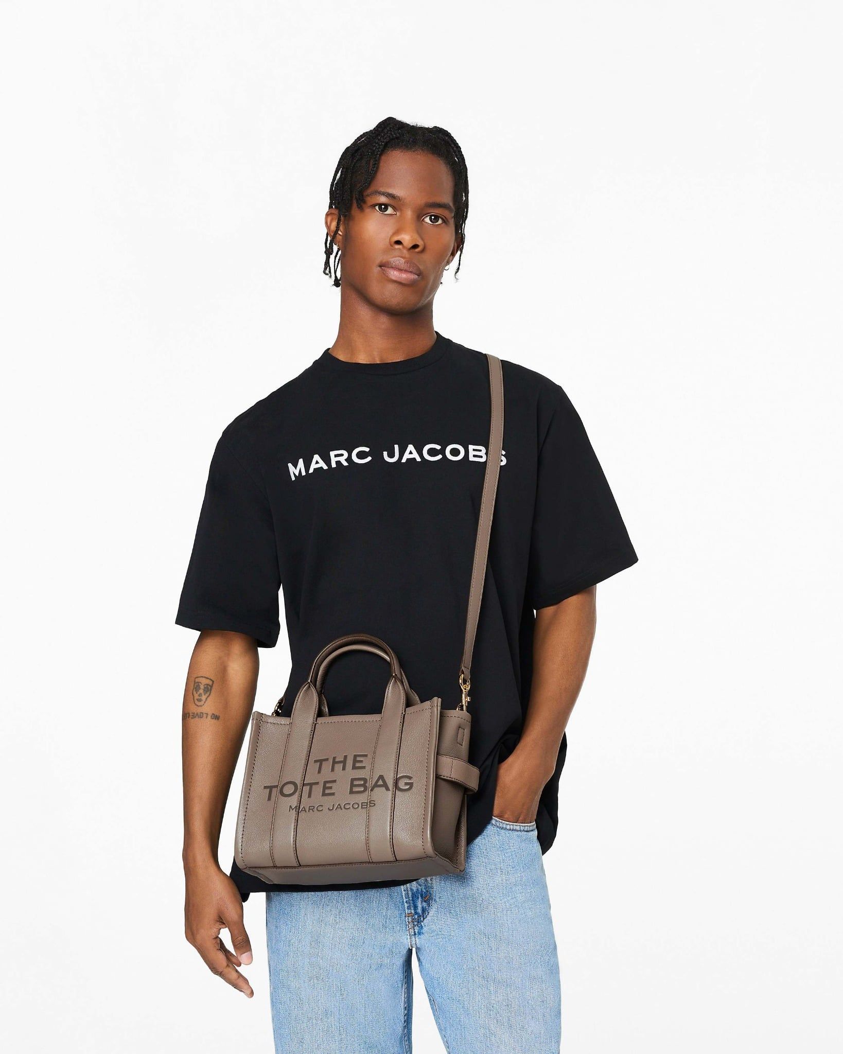  Túi Nữ Marc Jacobs Small Tote Bag 'Cement' 
