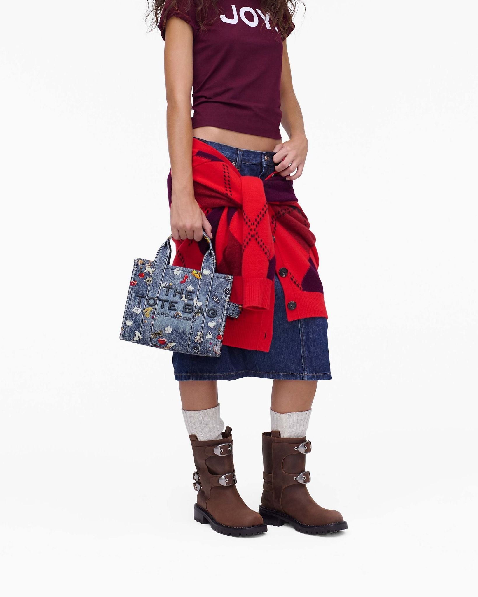  Túi Nữ Marc Jacobs Small Tote Bag 'Denim' 