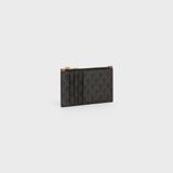  Ví Celine Zipped Compact Card Holder 'Tan' 