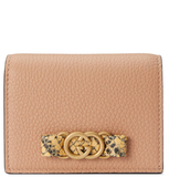  Ví Gucci Wallet With Interlocking 'Beige' 