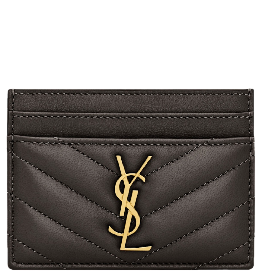  Ví Saint Laurent Cassandre Card Case 'Grey' 