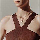  Vòng Cổ Hermes Kelly Cadenas Pendant 'Silver' 