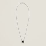  Vòng Cổ Nữ Hermes Mini Pop H 'Noir Palladium' 