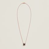  Vòng Cổ Nữ Hermes Mini Pop H 'Noir Rose Gold' 