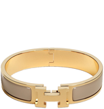  Vòng Tay Nữ Hermes Clic H 'Marron Glacé Gold' 