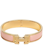  Vòng Tay Nữ Hermes Clic H 'Rose Candeur Gold' 