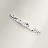  Vòng Tay Nữ Hermes Kelly Gourmette 'Silver' 