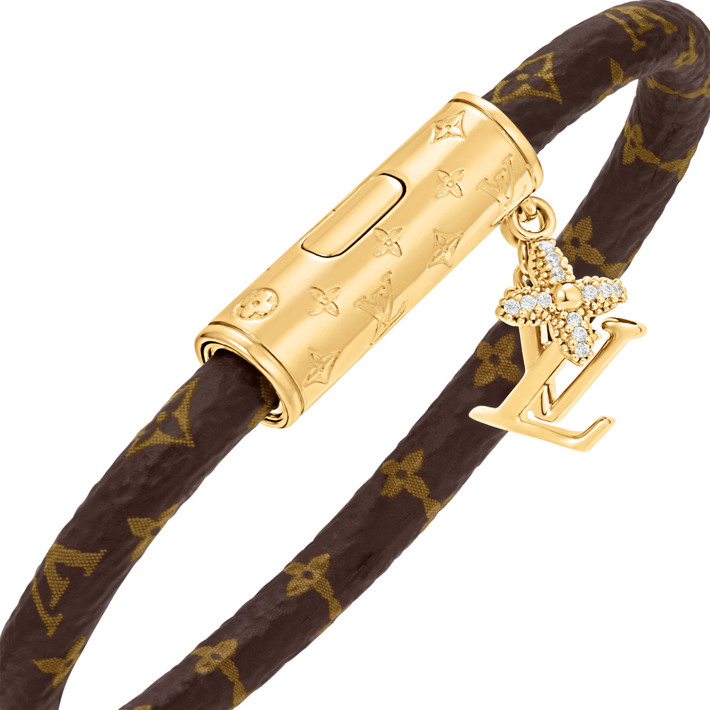  Vòng Tay Nữ Louis Vuitton LV Push Bracelet 'Black' 