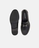  Giày Nam Salvatore Ferragamo Moccasin Gancini 'Black' 