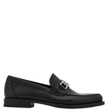  Giày Nam Salvatore Ferragamo Moccasin Gancini 'Black' 