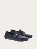  Giày Nam Salvatore Ferragamo Driver Gancini 'Dark Navy' 