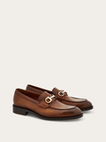  Giày Nam Salvatore Ferragamo Moccasin Gancini Ornament 'Natural' 