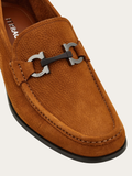  Giày Nam Salvatore Ferragamo Gancini Buckle 'Natural' 
