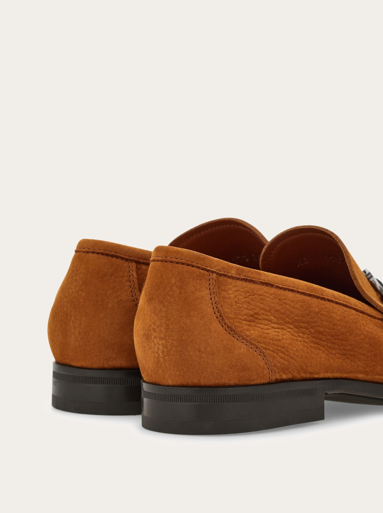  Giày Nam Salvatore Ferragamo Gancini Buckle 'Natural' 