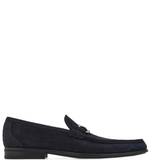  Giày Nam Salvatore Ferragamo Gancini Buckle 'Navy Blue' 