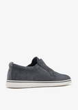  Giày Nam Salvatore Ferragamo Suede Slip-on 'Grey' 