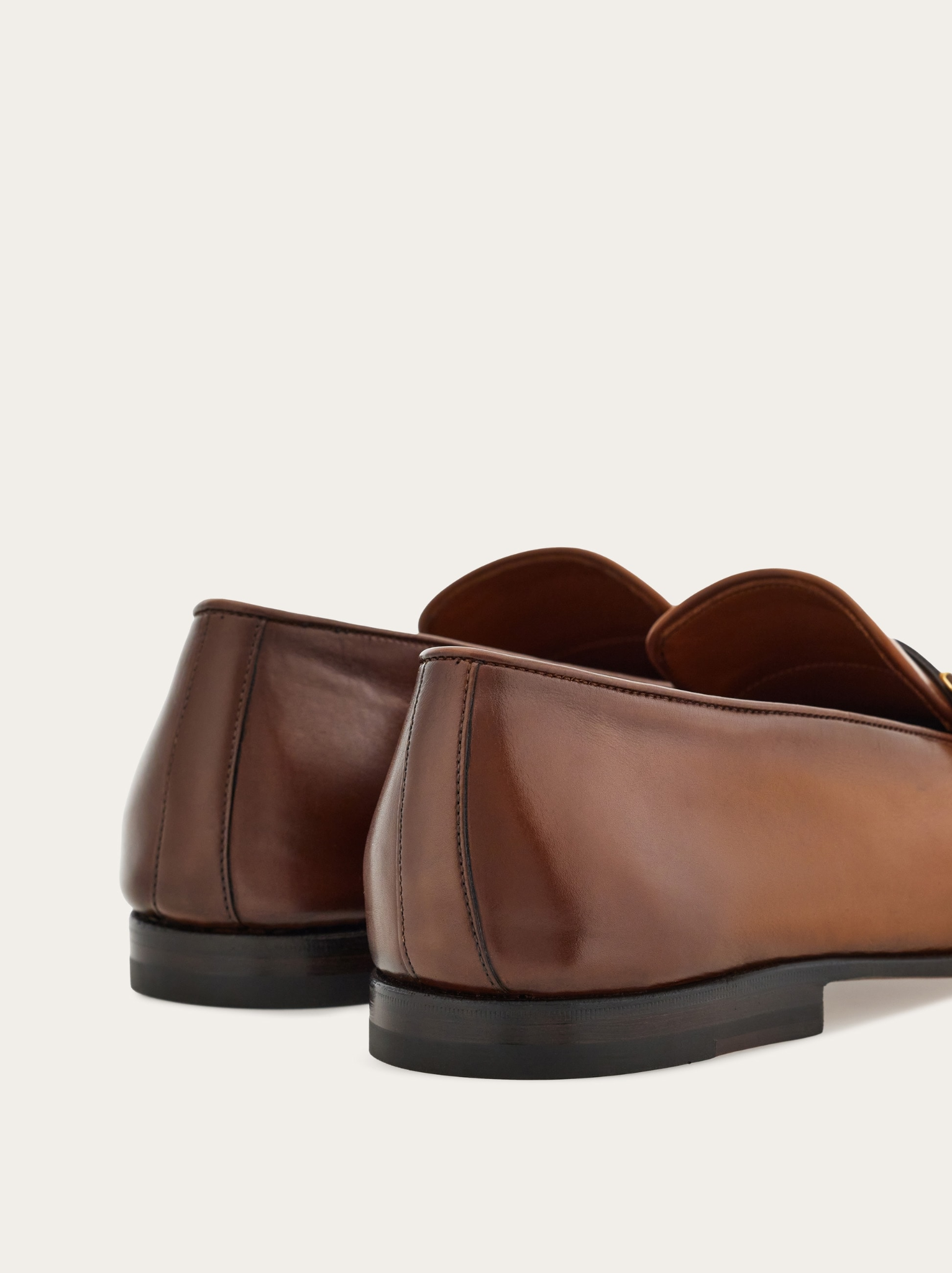  Giày Nam Salvatore Ferragamo Loafer Gancini 'Natural' 