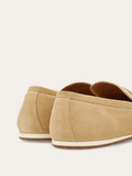  Giày Nam Salvatore Ferragamo Hug Buckle Loafer 'Ecru' 