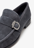  Giày Nam Salvatore Ferragamo Loafer Gancini 'Rain Grey' 