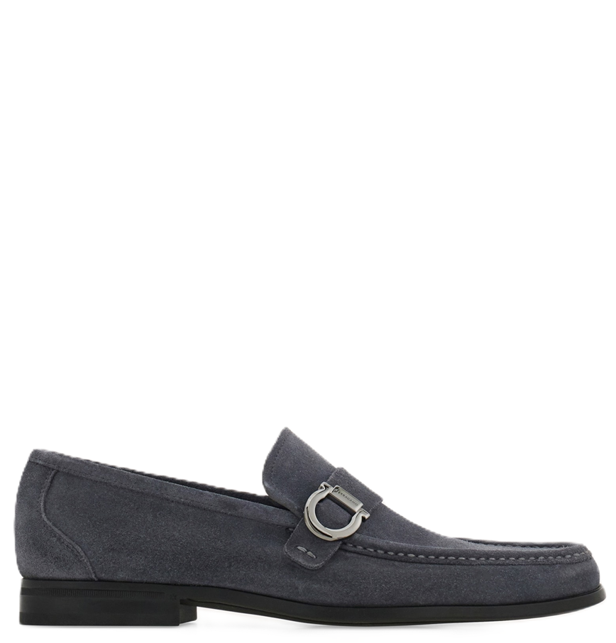  Giày Nam Salvatore Ferragamo Loafer Gancini 'Rain Grey' 