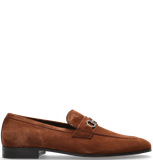  Giày Nam Salvatore Ferragamo Gancini Buckle Loafer 'Brown' 