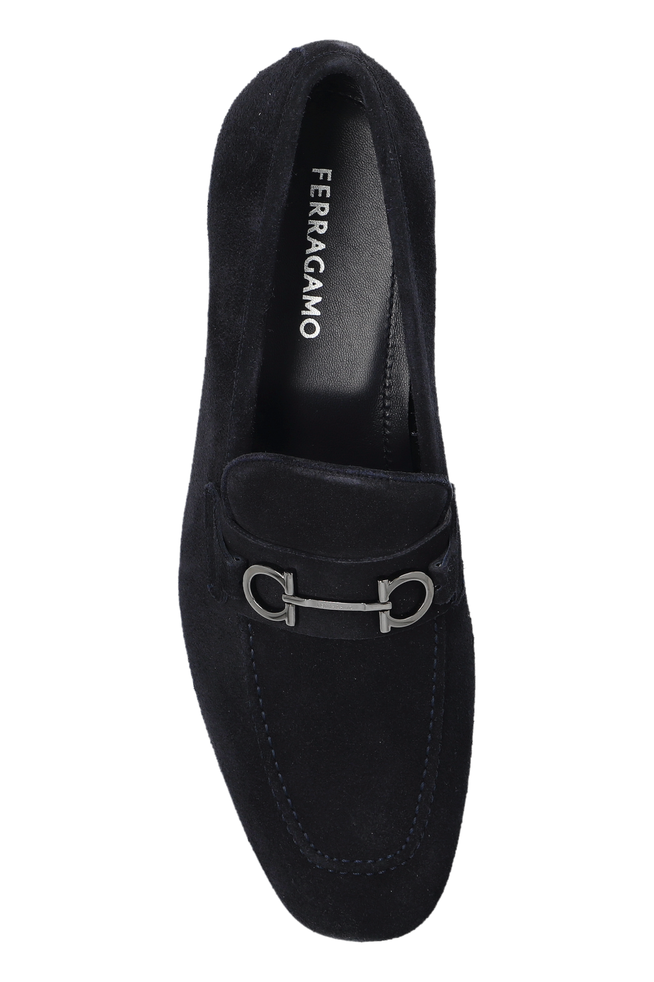  Giày Nam Salvatore Ferragamo Gancini Buckle Loafer 'Black' 