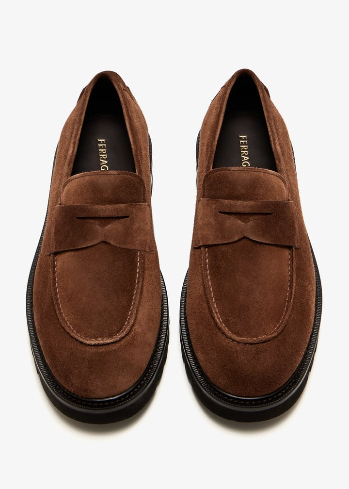  Giày Nam Salvatore Ferragamo Penny Loafer 'Brown' 