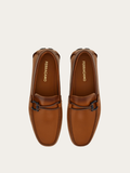  Giày Nam Salvatore Ferragamo Driver Gancini 'Natural' 