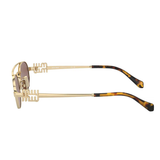  Kính Nữ Miu Miu Sunglasses 'Pale Gold' 