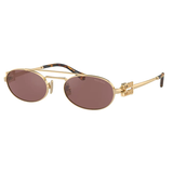  Kính Nữ Miu Miu Sunglasses 'Pale Gold' 
