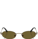  Kính Nữ Miu Miu Sunglasses 'Dark Green Gold' 