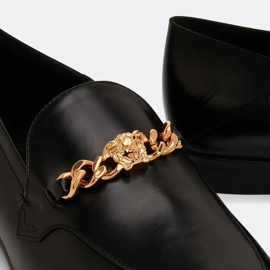  Giày Nam Versace La Medusa Chain 'Black' 