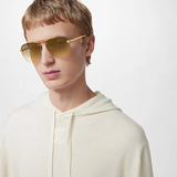  Kính Louis Vuitton LV Clockwise Sunglasses Monogram 'Gold' 