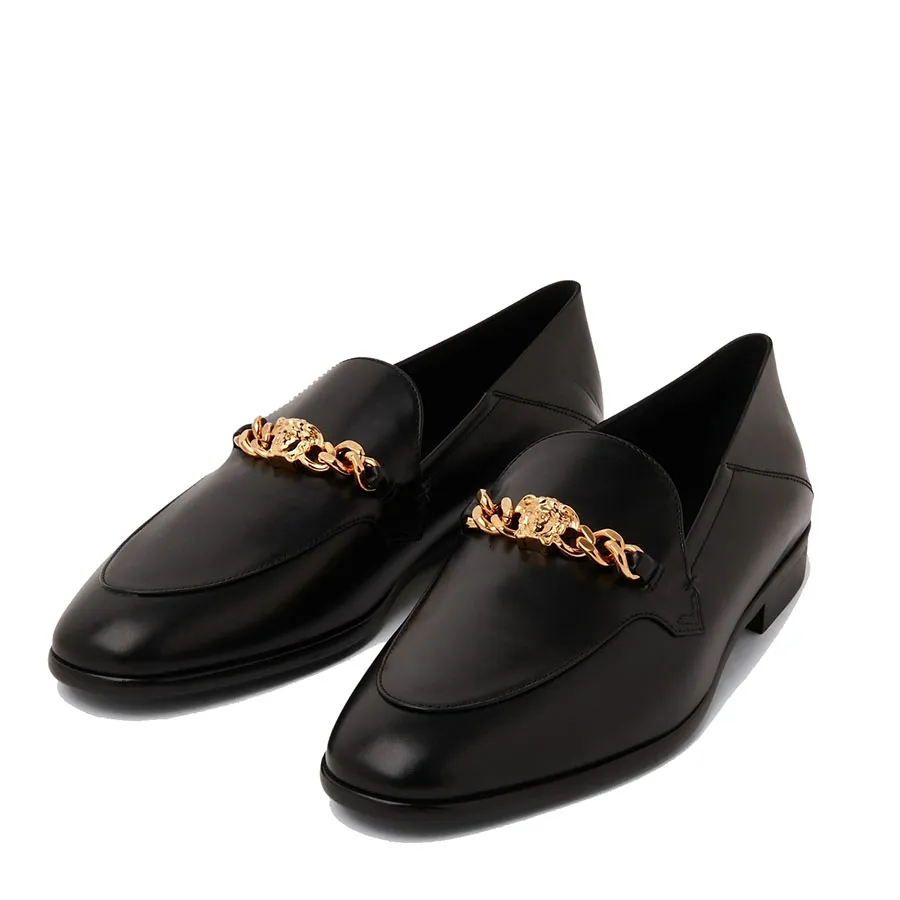  Giày Nam Versace La Medusa Chain 'Black' 