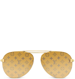  Kính Louis Vuitton LV Clockwise Sunglasses Monogram 'Gold' 