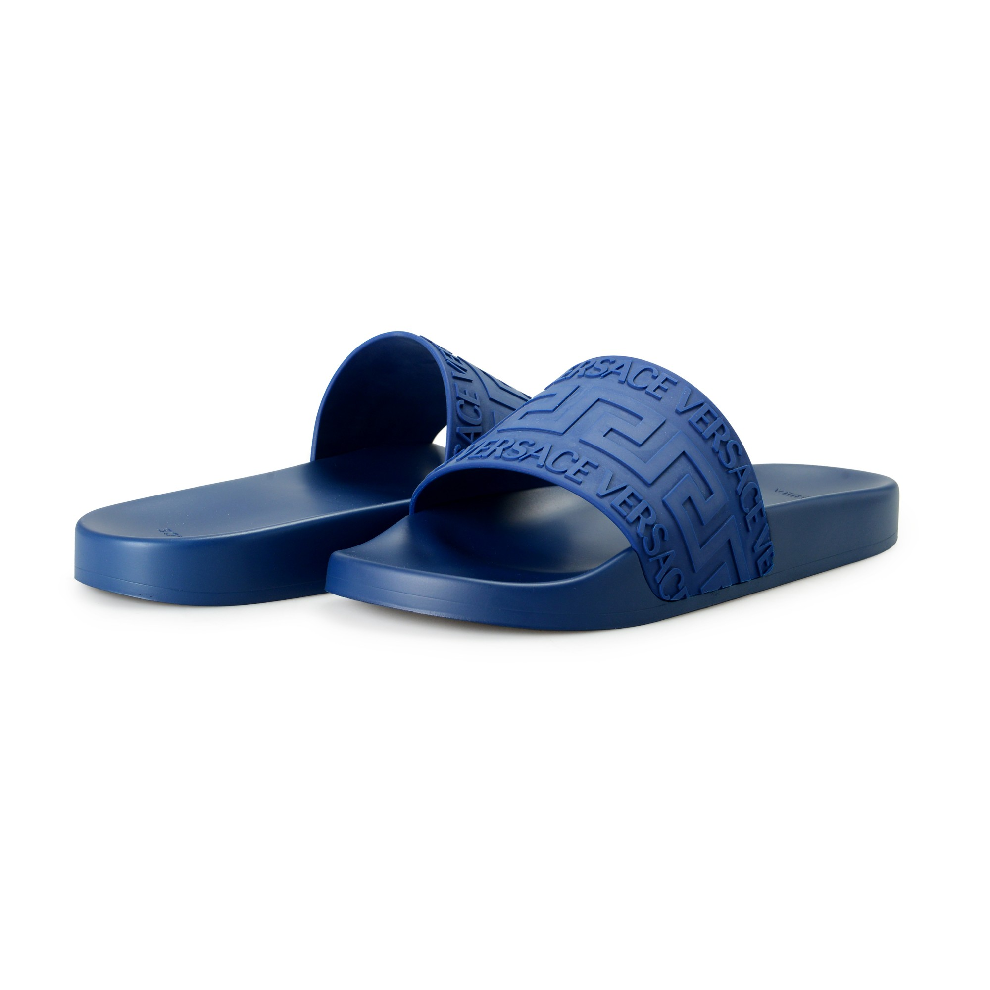 Dép Nam Versace Medusa Rubber Pool Slide 'Blue' 