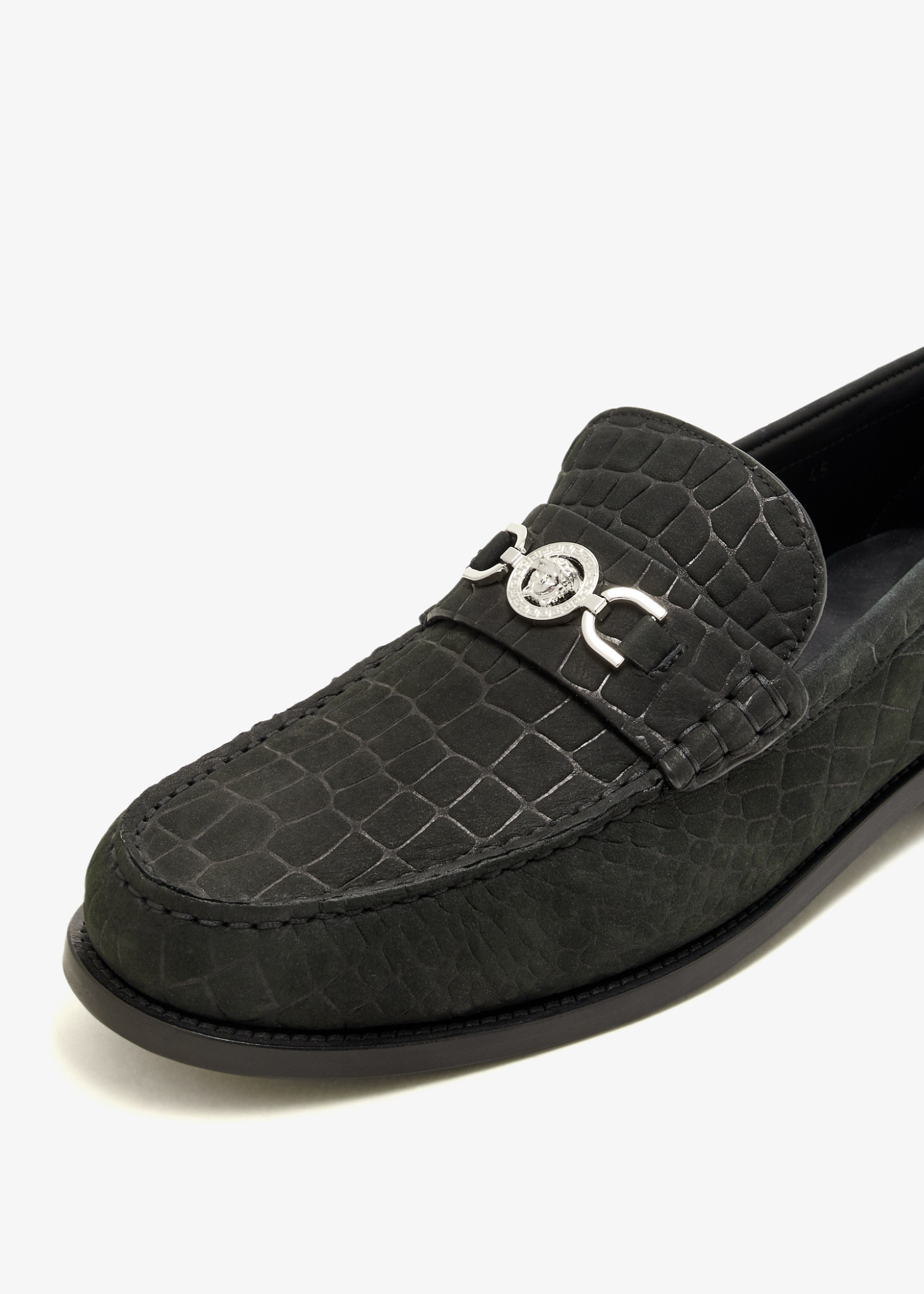  Giày Nam Versace Medusa 95 Loafers 'Black' 