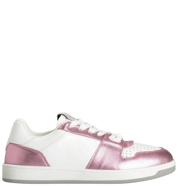  Giày Nữ Versace Medusa Low 'White Pink' 