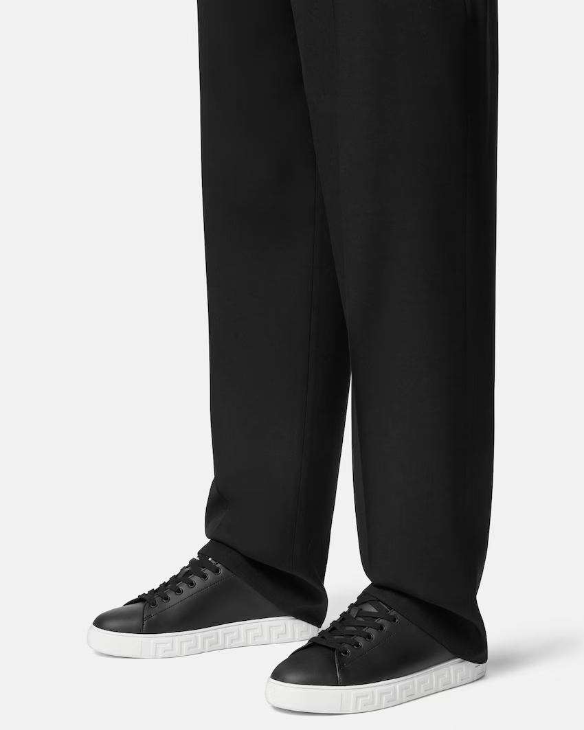  Giày Nam Versace Greca Nylon 'Black' 