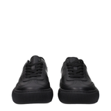  Giày Nam Versace Leather Low Tops 'Black' 