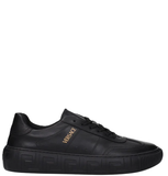  Giày Nam Versace Leather Low Tops 'Black' 