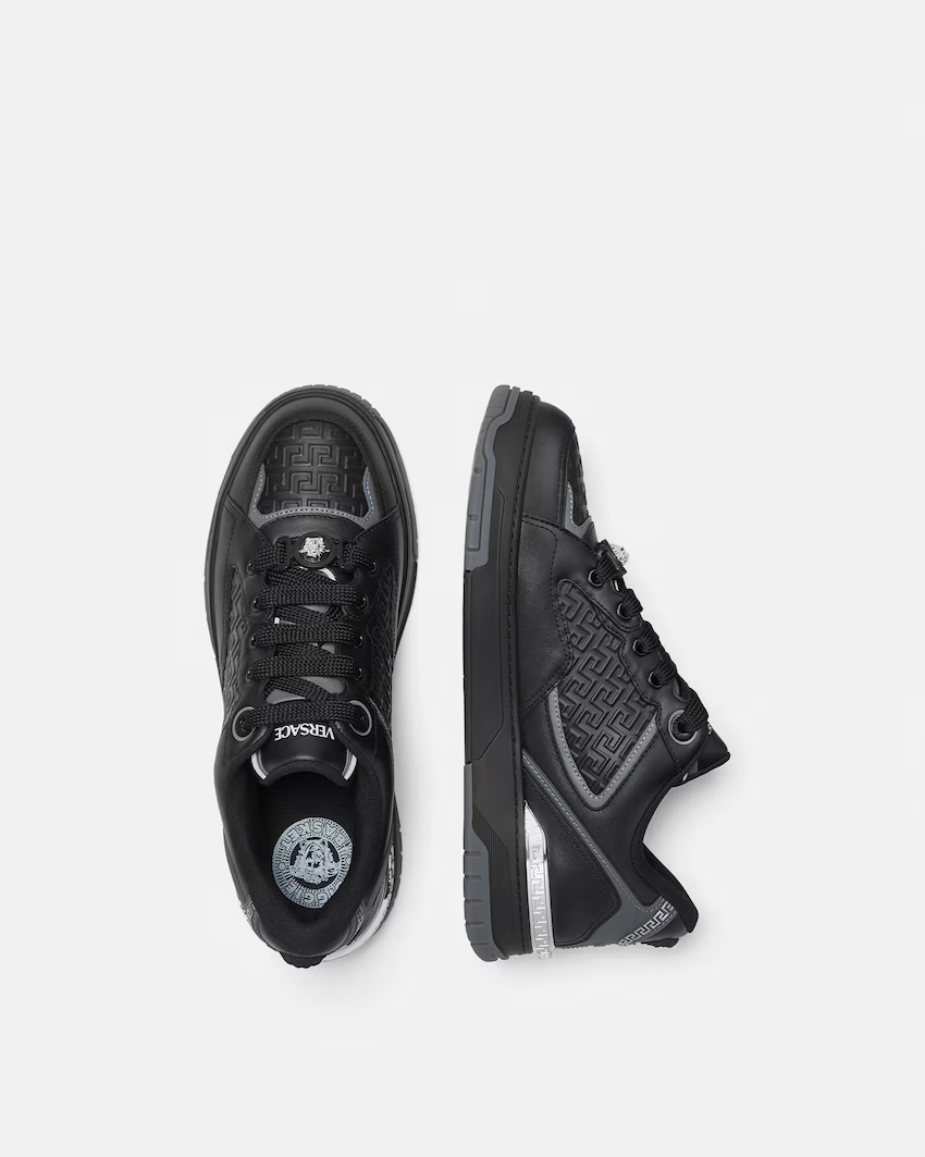  Giày Nam Versace Biggie Basket 'Black' 