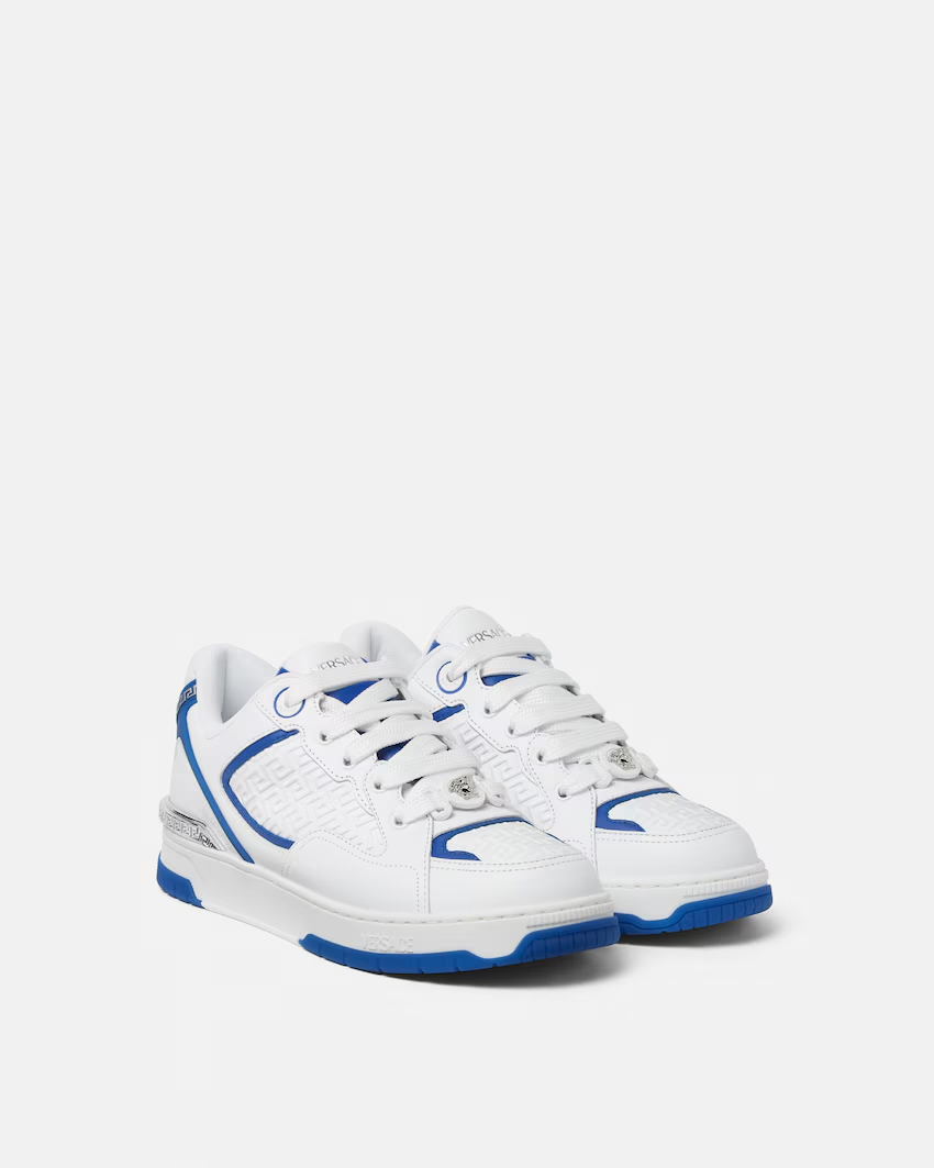  Giày Nam Versace Biggie Basket 'White Blue' 