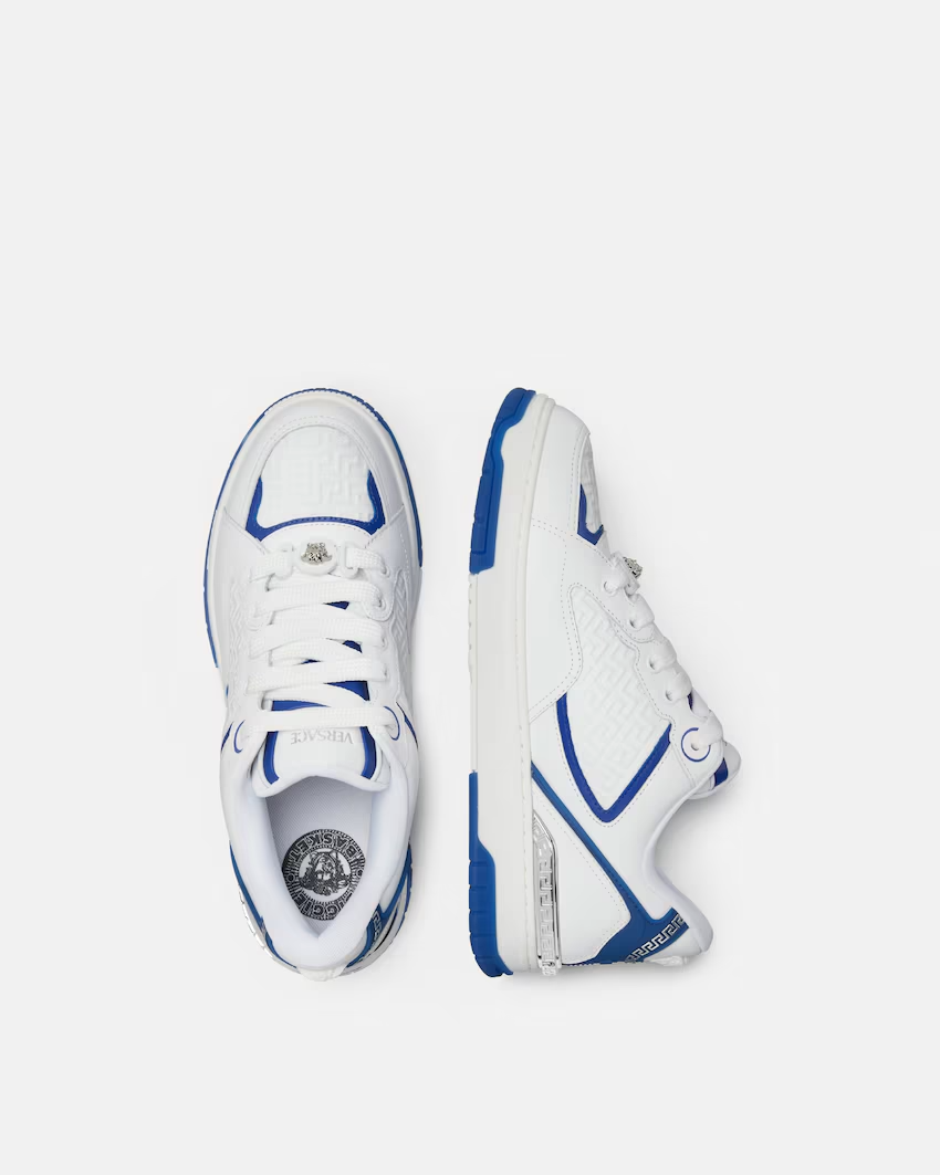  Giày Nam Versace Biggie Basket 'White Blue' 