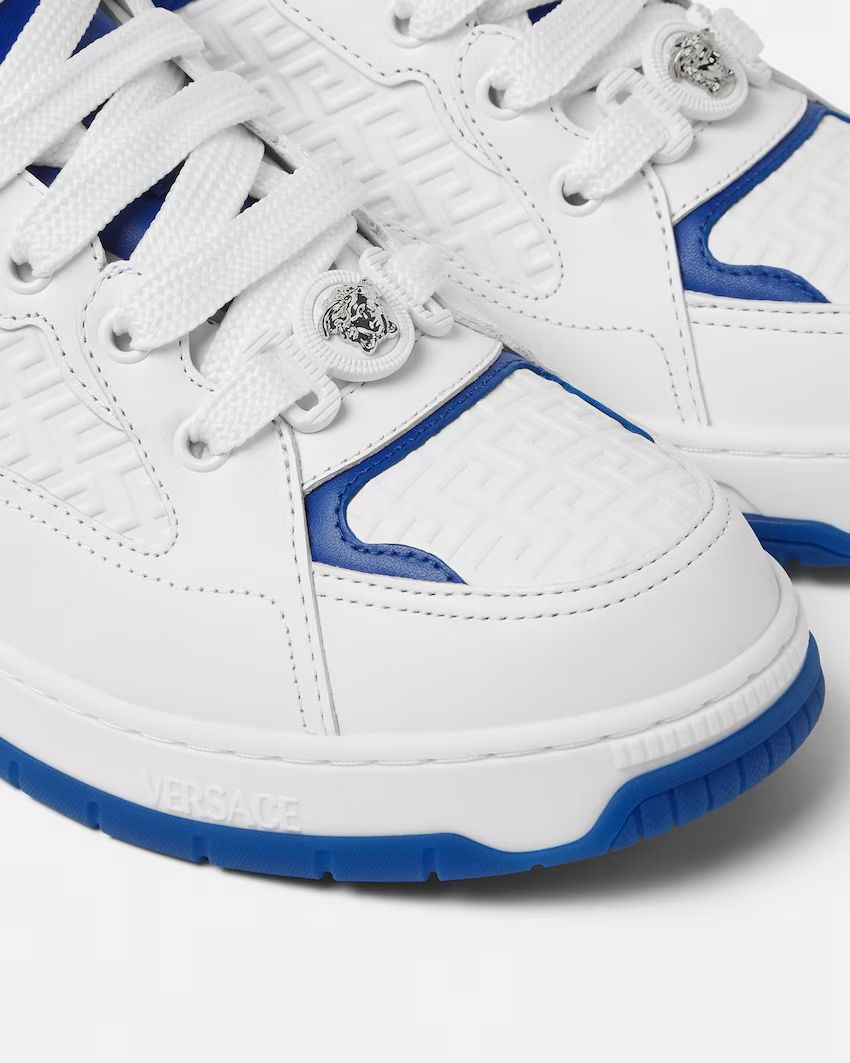  Giày Nam Versace Biggie Basket 'White Blue' 