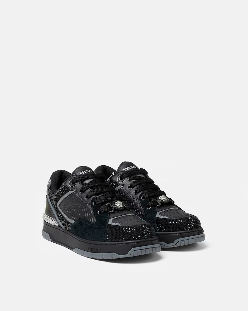  Giày Nam Versace Biggie Basket 'Black' 