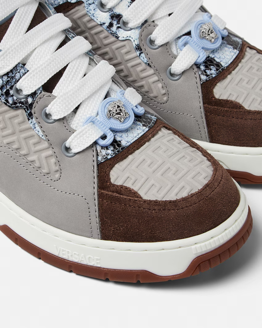  Giày Nam Versace Biggie Basket 'Grey' 