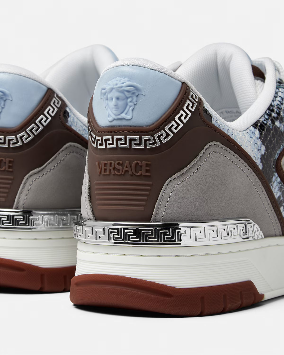  Giày Nam Versace Biggie Basket 'Grey' 