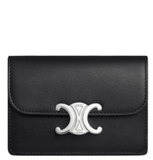  Ví Nữ Celine Flap Triomphe Shiny 'Black' 