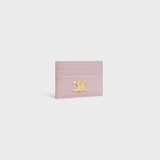  Ví Nữ Celine Triomphe Card Holder 'Pink' 